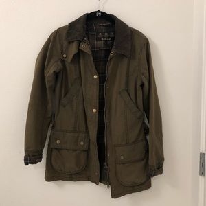 Barbour Jacket Olive Green - LIKE NEW